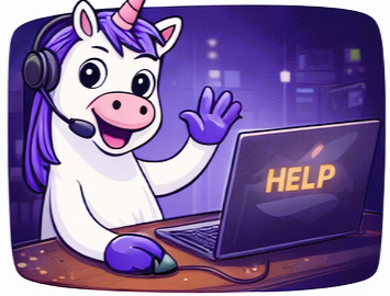 Unicorn IT Group Help Desk illustration