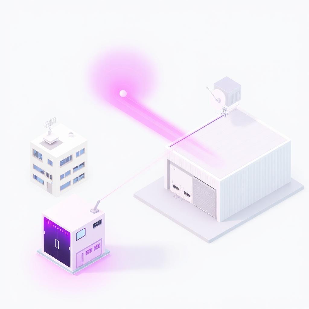 Unicorn IT Group Industrial Estate Connected with P2P Wireless and Bonded SHDSL Before NBN illustration