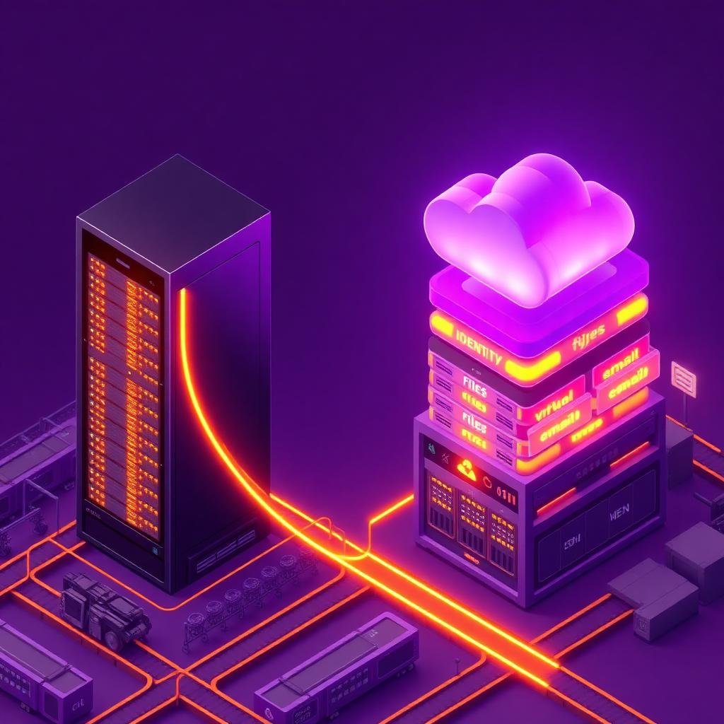 Unicorn IT Group Manufacturing Company Server-to-Cloud Migration with Azure and Microsoft 365 illustration