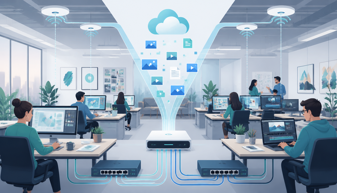 Swoop Enterprise Ethernet NBN and Ubiquiti Upgrade for a Marketing Agency