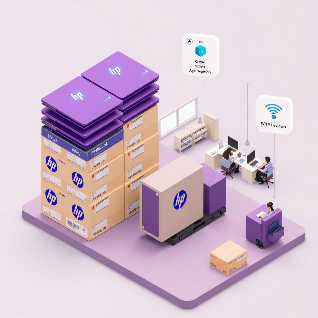 Unicorn IT Group Medical Company Deployed 400 HP EliteBooks for Department of Health Contract illustration