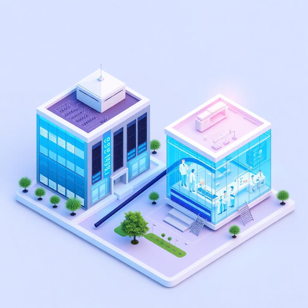 Unicorn IT Group 100 Gbps Dark Fibre Link for Medical Research Campus illustration