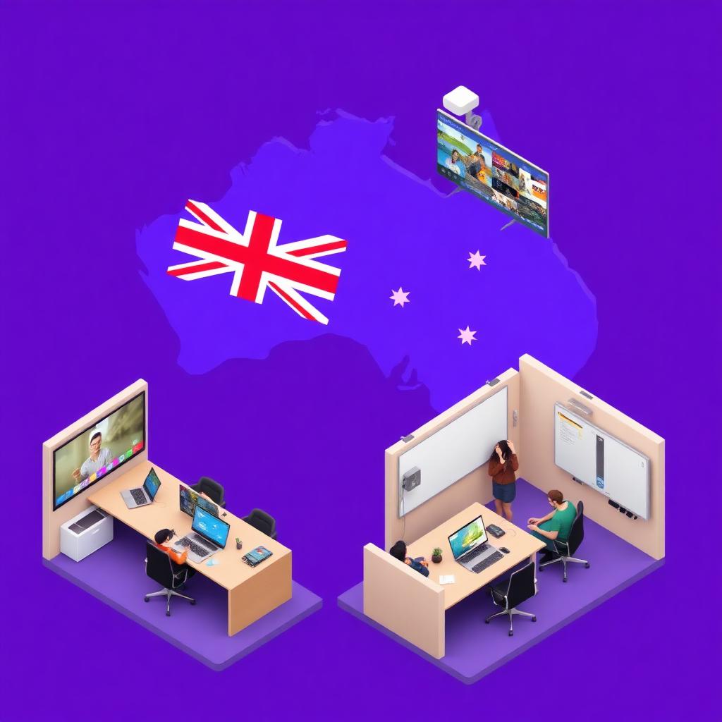 Unicorn IT Group 40 Teams Rooms for a Large Federal Government Department Across Australia illustration