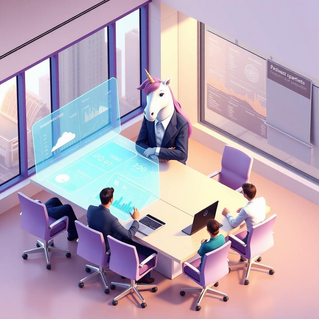 Virtual CIO and CTO strategy meeting with technology dashboards